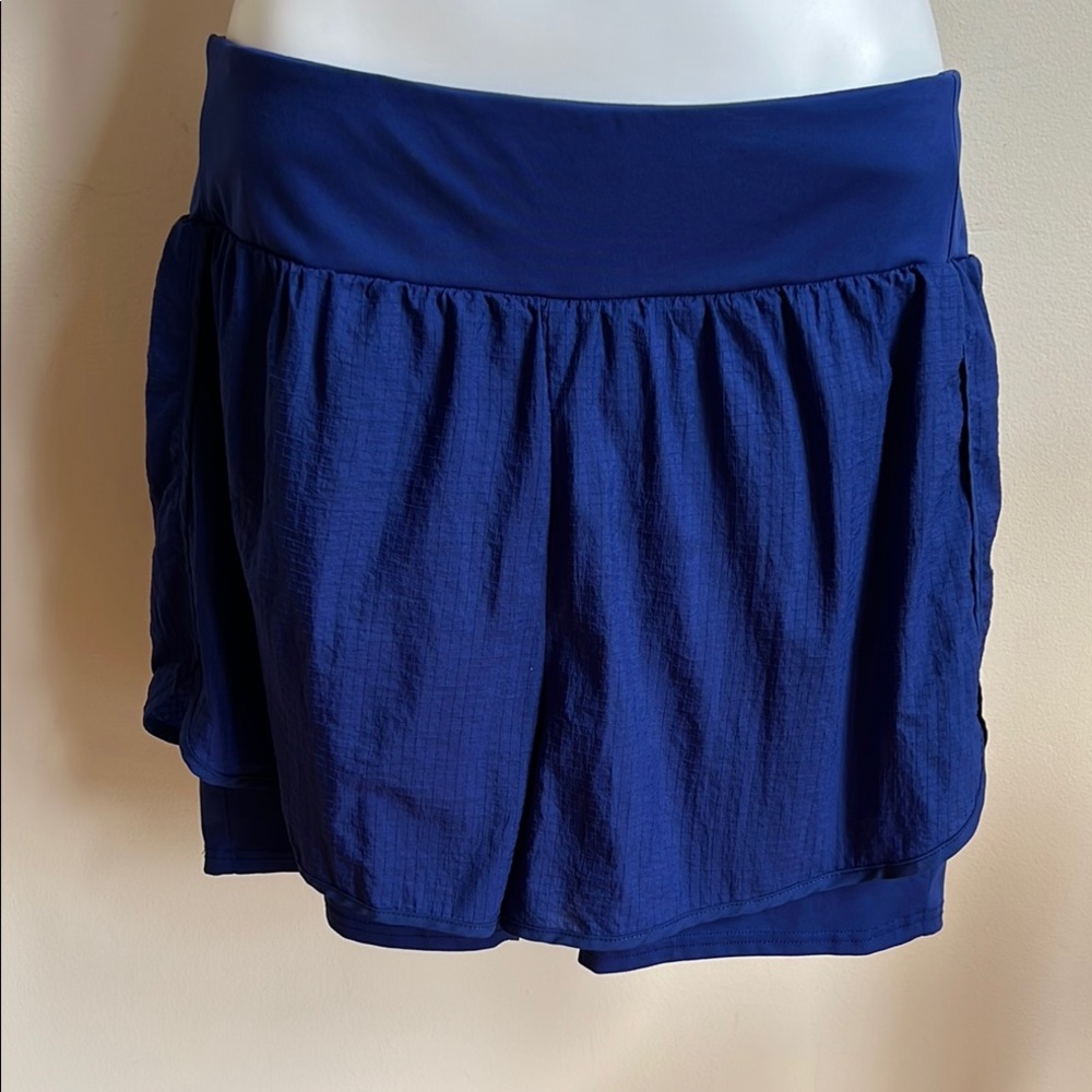 Dip XXL Blue Shorts with athletic bike shorts attached